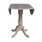 International Concepts Round 42 in Round Dual Drop Leaf Pedestal Table, 35.5 inH, Washed Gray Taupe, 42 W, 42 L, 35.5 in H K09-42DPT-6B - alternate 5
